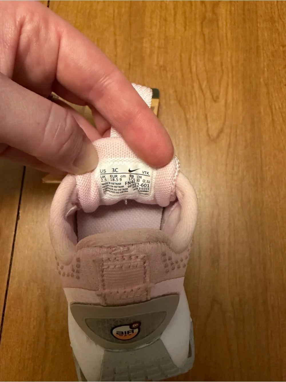 Nike Kids Light Pink Mesh Sneakers